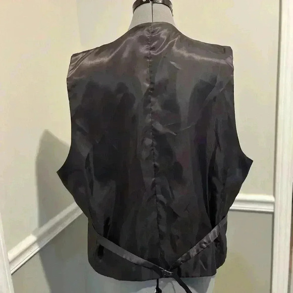 Cooper & Nelson Men's 2 Piece blazer and vest gray , size 44s‎ two button blazer - Picture 4 of 16